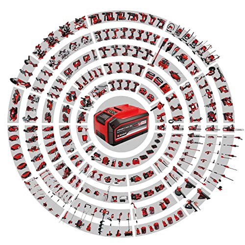 Einhell Power X-Change 18V Cordless Lawn Scarifier - Brushless Motor, 28cm Raking Width, 3 Working Depths, for Lawns and Gardens - GC-SC 18/28 Li Solo Lawn Rake (Battery Not Included)