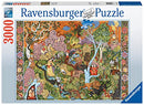 Ravensburger Garden of Sun Signs Jigsaw Puzzle, 3000 Pieces, Multicolor, One Size