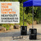 SereneLife Pop Up Canopy Tent 10x20 - Commercial Instant Shelter Foldable/Collapsible Sun Shade Canopy Pop Up Tent w/Waterproof Tent Top, Portable Carry Bag & Sand Bag SLGZ20BU (Navy Blue)