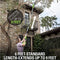 Greenworks 8 Inch 40V Cordless Pole Saw with Hedge Trimmer Attachment 2.0 AH Battery Included PSPH40B210