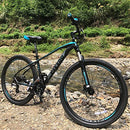 FITTOO Xspace 29'' Unisex Mountain Bike - 24 Speed - Aluminum Frame - Lightweight - 4 Colour Options (Blue/Black)