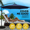 Instahut Outdoor Umbrella 3M Cantilever Beach Umbrellas Sun Garden Shade Patio