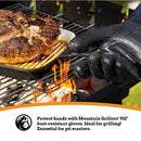 Extreme Heat Resistant Gloves for Grill BBQ (14in) - High Temperature Fire Pit Grill Gloves - Barbecue Cooking, Smoker, Oven, Fryer, Grilling - Waterproof, Fireproof, Oil Resistant - Neoprene Coating