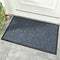 Front Door Mat, Waterproof Anti-Slip Durable Rubber Doormat Low-Profile Design Floor Front Doormat Rugs for Entryway, Patio, Garage, High Traffic Areas (50 * 80 cm)