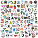 100Pcs Colorful Cute Stickers for Laptop Water Bottle Cute Vinyl Stickers for Kids Teens Girls Aesthetic Stickers Waterproof Stickers Packs