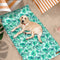 PaWz Pet Cooling Mat Cat Dog Gel Non-Toxic Bed Pillow Sofa Self-Cool Summer Green XL