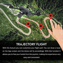 Elinz RC Drone 4K Photo Foldable 2K FPV Dual Camera 2.4Ghz WiFi Quadcopter Brush Motor 1080P Follow Me Mode, Gesture Control, Trajectory Flight, Altitude Hold, Remote, 3x Batteries
