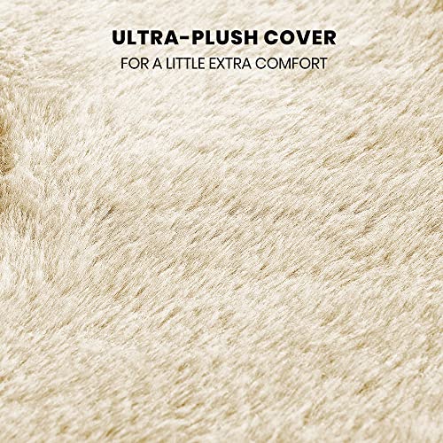 Taily 85CM Cat Scratching Post Cats Tree Gym House Condo Pet Furniture Kitten Scratcher Tower Suitable for Medium to Large Cats Beige