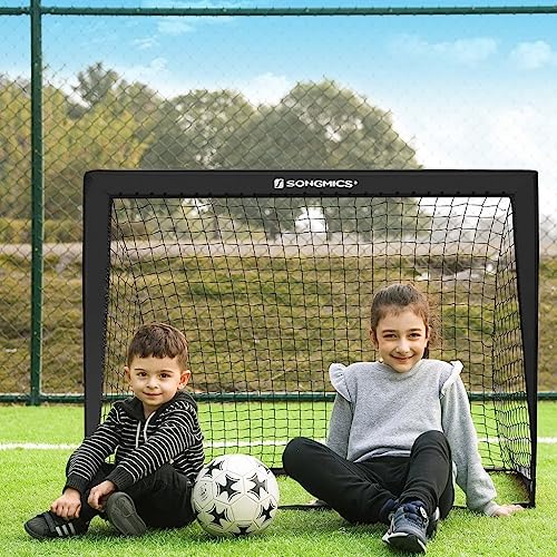 Songmics Portable Soccer Net, 120 cm Size, Black