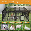 PaWz Pet Playpen Folding Dog Plastic Puppy Exercise Enclosure Fence 8 Panels