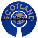 Acclaim Jumbo 6 cm 1 x Scotland Rampant Lion Yellow Red 1 x Scotland Thistle Blue Gold Lawn Bowls Identification Stickers Markers 2 Full Sets of 4 Self Adhesive