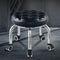 Round Low Roller Seat Stool Small Stool with Wheels Pulley Ottoman Comfortable