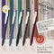 ZEBRA Sarasa Clip Gel Ink Ballpoint Pen 0.5mm, Rubber Grip, Vintage Colors, 5 Colors Set (JJ15-5C-VI)