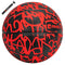 AND1 Fantom Rubber Basketball & Pump (Graffiti Series)- Official Size 7 (29.5”) Streetball, Made for Indoor and Outdoor Basketball Games (Red)