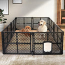 PaWz Pet Playpen Folding Dog Plastic Puppy Exercise Enclosure Fence 8 Panels