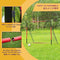 Football Goal 8'x6'-KAIHAOWIN Steel Goal All Weather Football Net for Kids/Adult-Quick Assembly Durable Heavy Duty Football Goal for Garden Indoor Outdoor