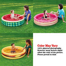 Kiddie Pool Ice Cream 3 Ring Inflatable Pool for Kids Ideal Water Pool in Summer 45 inches Inflatable Swimming Pool for Ages 3+