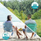 #WEJOY Folding Webbed Lawn Beach Chair,Heavy Duty Portable Chairs for Outside with Hard Arm,Carry Strap for Outdoor Camping Garden Concert Festival Sand