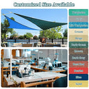 Shade&Beyond Sun Shade Sail Canopy 12'x16' Rectangle UV Block for Patio Deck Yard and Outdoor Activities Sand