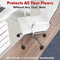 Professional Office Chair Wheels 10mm Stem - FIT IKEA Chairs ONLY - 3'' Replacement Rubber Chair Casters - Best Protection for Your Hardwood Floors Without Any Chair MATS