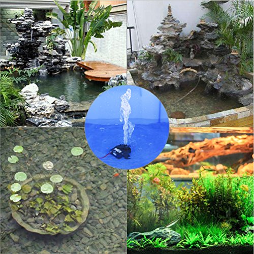 LEDGLE Mini Submersible Water Pump (240L/H, 3.6W), Electric Brushless Fountain, Powerful Water Pumps Ultra-Quiet, Dual-Purpose Design for Aquariums, Fish Tank, Hydroponics, Aquaponics, Ponds