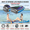 SereneLife Inflatable Stand Up Paddle Board (6 Inches Thick) with Premium SUP Accessories & Carry Bag | Wide Stance, Bottom Fin for Paddling, Surf Control, Non-Slip Deck | Youth & Adult Standing Boat