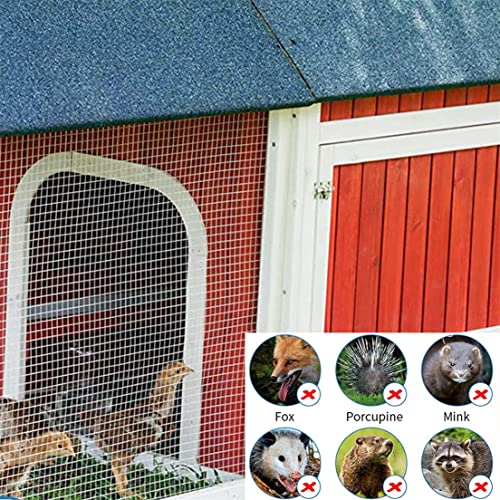 Hardware Cloth Wire Fence Roll, 30CM X 6M Galvanized Garden Fence Chicken Wire Mesh Roll Welded Mesh for Poultry Netting Cage Garden Protection Plants Supports
