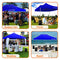 SereneLife Pop Up Canopy Tent 10x20 - Commercial Instant Shelter Foldable/Collapsible Sun Shade Canopy Pop Up Tent w/Waterproof Tent Top, Portable Carry Bag & Sand Bag SLGZ20BU (Navy Blue)