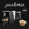 Lavazza Jolie Black & Milk Frother A Modo Mio Coffee Machine