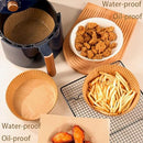 10 Big Air Fryer Disposable Paper Liner 𝟭𝟬𝟬𝗣𝗖𝗦 Air Fryer Paper Bowl for 5-10QT Unbleached Large Non-Stick Air Fryer Liners Food Grade Parchment for Baking,Roasting,Microwave,Kitchen use Gift