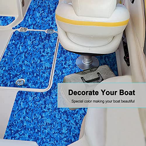 Hjdeck Non Slip Surfboard Traction Pad Deck Grip Mat Sea Deck Boat Flooring EVA Foam Boat Decking Marine Flooring Camo Marine Carpet for Jet Ski, Boat, Kayak Decking, RV Flooring, Swimming, Stairs