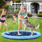 Flyboo Splash Sprinkler Pad for Dogs Kids,59’’ Thicken Dog Pool with Sprinkler,Pet Outdoor Play Water Mat Toys for Dogs Cats and Kiddie