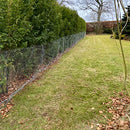 LAOJU Chicken Wire Netting Galvanized Hexagonal Poultry Netting Fence Wire Mesh Roll Fencing Wire Netting Garden Fence Animal Barrier with 25mm Holes, 40 X400CM