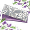 Hihealer Lavender Eye Pillow (White & Purple Paisley)