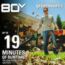Greenworks 80V (145 MPH / 580 CFM / 75+ Compatible Tools) Cordless Brushless Axial Leaf Blower, Tool Only