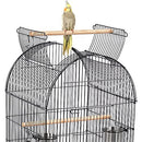 Yaheetech 59-Inch Rolling Standing Medium Dome Open Top Bird Cage for Parrots Cockatiels Sun Conures Parakeets Lovebirds Budgies Finches Canary Pet Bird Cage with Removable Stand