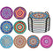 Darate Absorbent Coasters with Holder Set of 8, Coasters for Drinks, Unique Housewarming Gift, 4 Inch Round Coaster for Bedroom, Home, Office, Bar, Dining Room, Living Room, Kitchen (Mandala)