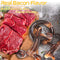 Zimtty Dog Toys, 3 Pack Indestructible Dog Chew Toys for Aggressive Chewers, Durable Tough Nylon Real Bacon Flavor Teething Chew Toys for Large Medium Small Dog Breeds (Brown1)