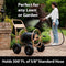 Liberty Garden 870-M1-2 Industrial 4-Wheel Garden Hose Reel Cart, Holds 300-Feet of 5/8-Inch Hose - Tan