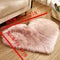 Hoitsky Heart Shaped Area Rug, Plush Faux-Fur Carpet for Living Room & Bedroom, Home Decor Valentine's Day Decor 19.6in*23.6in/50cm*60cm