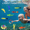 ZCOINS 30pcs Diving Pool Toys Underwater Swimming Pool Game Kit Diving Rings, Diving Sticks, Diving Fish, Diving Sharks, Diving Seaweeds, and Diving Gems Under Water Games