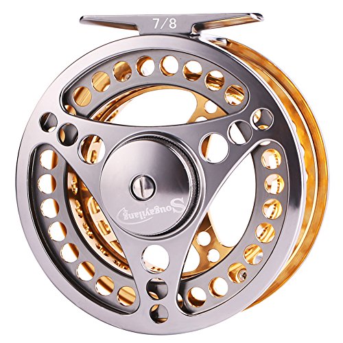 Sougayilang Fly Fishing Rod Reel Combos with Lightweight Portable Fly Rod and CNC-machined Aluminum Alloy Fly Reel,Fly Fishing Complete Starter Package