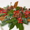 Whaline Christmas Wreath Making Decoration Artificial Pine Cone Berry Set Red Holly Berries Natural Pinecones Branches for Xmas Tree Ornament Home Fall Winter Christmas Party DIY Crafts, 130Pcs