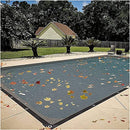 2022 Upgraded Swimming Pool Leaf Net Cover Protective Rectangular Fine Mesh with 3m-10m Rope Versatile,Lightweight and Durable In-ground Pool Leaf Blanket Cover|Keeps Leaves(Size:4x6m)