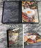 COSMOS 4 Page 8 View Transparent Restaurant Menu Covers, Fits A4 Size Paper