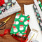 Hallmark Christmas Wrapping Paper for Kids with Cut Lines on Reverse (3 Rolls: 120 Sq. Ft. Ttl.) Multicultural Santa Claus"Merry Christmas" in Red, Green and Yellow Tri-Pack Red, Green, Yellow, Black, White 0005JXW1207