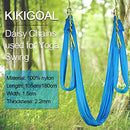 KIKIGOAL 2pcs Safety Daisy Chains Strong Climbing Strap Adjustable Nylon Strap Rope Yoga Pilates Stretching Straps (red, 105cm * 1.5cm/41.34'x0.59)