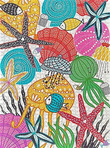 1000 Piece Jigsaw Puzzle for Adults and Teens - Under The Sea Puzzle - Fun and Challenging - All Pieces are Distinctly Shaped