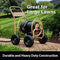 Liberty Garden 870-M1-2 Industrial 4-Wheel Garden Hose Reel Cart, Holds 300-Feet of 5/8-Inch Hose - Tan