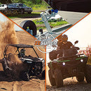 ZESUPER 3500lb Winch 12v Boat Trailer ATV UTV Quad Electric Winch Synthetic Rope Waterproof IP68 Wireless Remote Car
